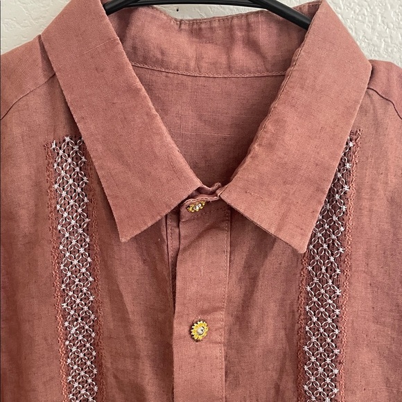Men's Brown Long Sleeve Shirt - Picture 5 of 7